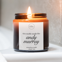 Load image into Gallery viewer, Andy Murray Candle, Funny Tennis Gifts