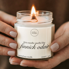 Load image into Gallery viewer, Finnick Odair Candle, Hunger Games Gifts