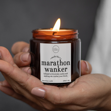 Load image into Gallery viewer, Marathon Wanker Candle, Running Gifts