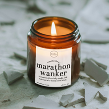 Load image into Gallery viewer, Marathon Wanker Candle, Running Gifts