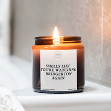 Load image into Gallery viewer, Bridgerton Candle Gift, Smells Like You're Watching Bridgerton Again