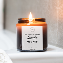 Load image into Gallery viewer, Lando Norris Candle, Formula One Gifts