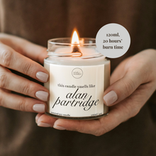 Load image into Gallery viewer, Alan Partridge Candle, Steeve Coogan Gifts