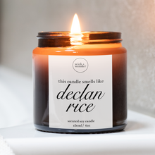 Load image into Gallery viewer, Declan Rice Candle, Arsenal Gifts