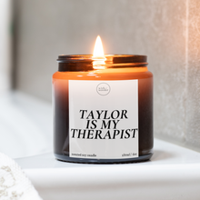 Load image into Gallery viewer, Taylor Swift Is My Therapist Candle, Swiftie Gifts