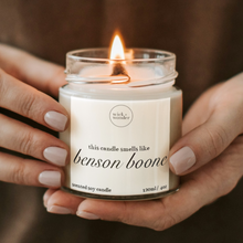 Load image into Gallery viewer, Benson Boone Candle, Music Lover Gift