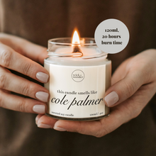 Load image into Gallery viewer, Smells Like Cole Palmer Candle, Football Gifts