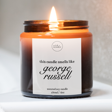 Load image into Gallery viewer, George Russell Candle, Formula One Gifts