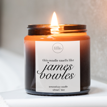 Load image into Gallery viewer, James Vowles Candle, Funny Formula One Gifts