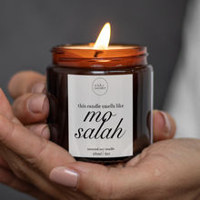 Load image into Gallery viewer, Mo Salah Candle, Liverpool Football Gifts
