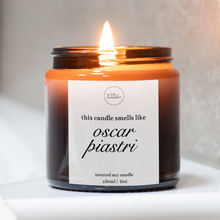 Load image into Gallery viewer, Oscar Piastri Candle, Formula One Gifts