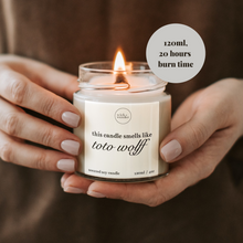 Load image into Gallery viewer, Smells Like Toto Wolff Candle, Formula One Gifts