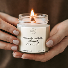 Load image into Gallery viewer, Smells Like Daniel Ricciardo Candle, Formula One Gifts
