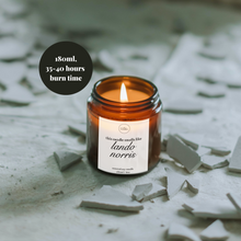Load image into Gallery viewer, Lando Norris Candle, Formula One Gifts, Lando Norris Gifts
