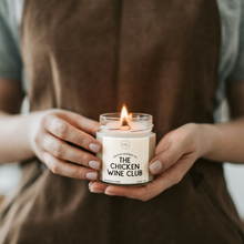 Load image into Gallery viewer, Chicken Wine Club Candle, Wine Lover Gift
