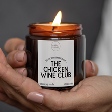 Load image into Gallery viewer, Chicken Wine Club Candle, Wine Lover Gift
