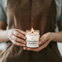 Load image into Gallery viewer, Marathon Wanker Candle, Running Gifts
