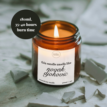 Load image into Gallery viewer, Novak Djokovic Candle, Funny Tennis Gifts
