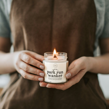 Load image into Gallery viewer, Park Run Wanker Candle, Park Run Gift
