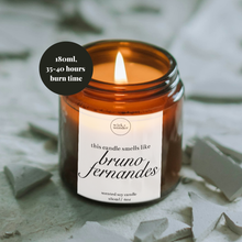 Load image into Gallery viewer, Bruno Fernandes Candle, Man United Gifts

