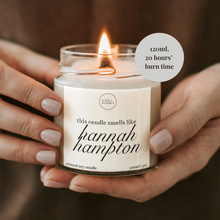 Load image into Gallery viewer, Hannah Hampton Candle, Women's Football Gifts
