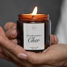 Load image into Gallery viewer, Smells Like Cher Candle, Celebrity Candles
