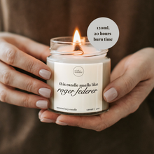 Load image into Gallery viewer, Roger Federer Candle, Funny Tennis Gifts
