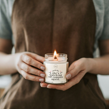 Load image into Gallery viewer, Watching Off Campus Again Candle, Off Campus Gifts
