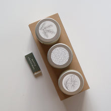 Load image into Gallery viewer, Festive Bundle – 3 x Mini Christmas Candles + &#39;Merry Christmas&#39; Matches

